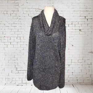 NWT Chicos Mesmerize  Shimmer Cowl Sweater